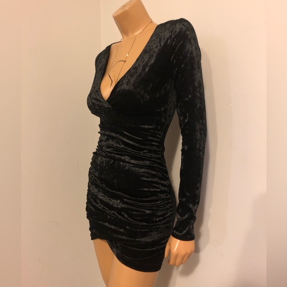 Velvet Mini Dress - Picture 2 of 3